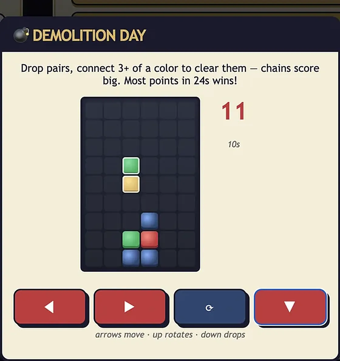 Demolition Day minigame in RentRivals