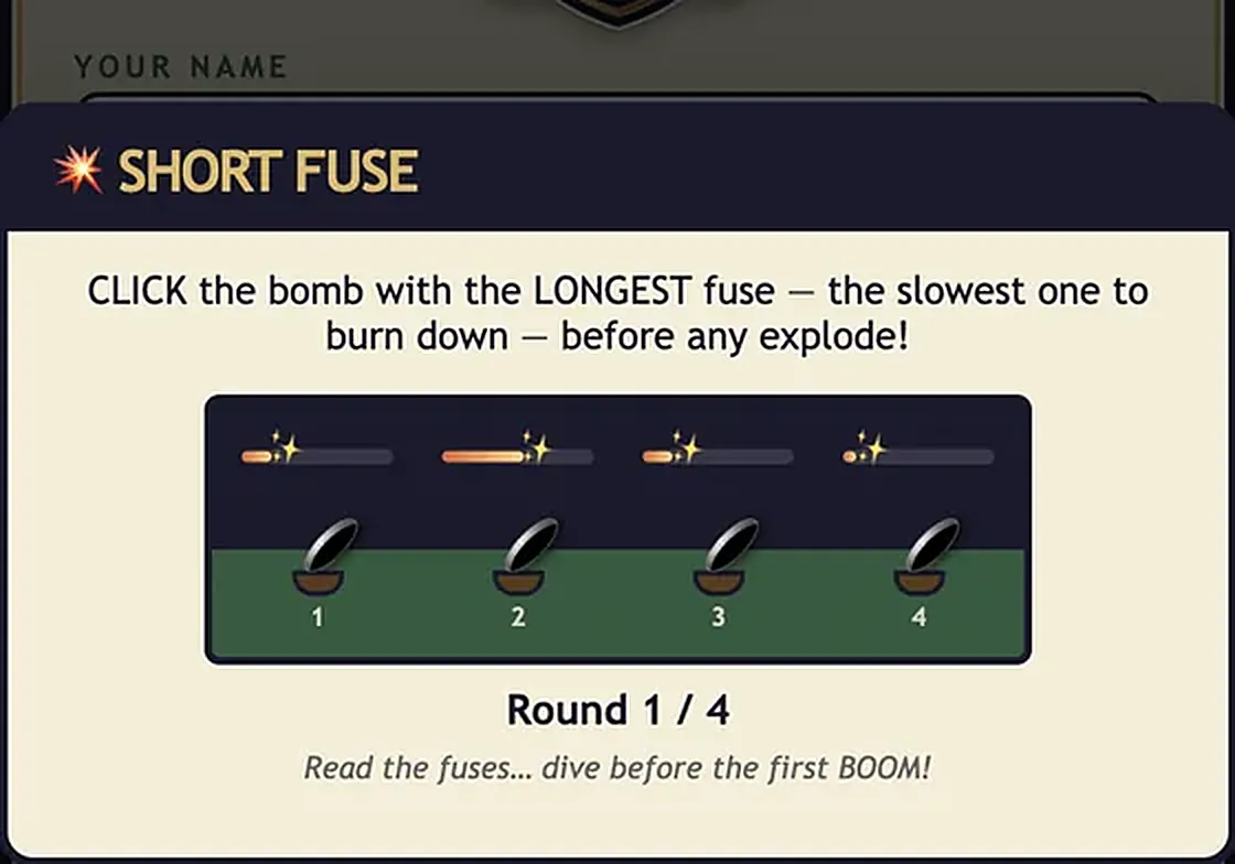 Short Fuse minigame in RentRivals